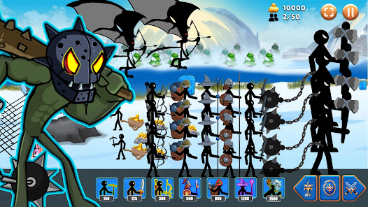 Captura de Pantalla 3 Stickman War : Clash of Stick android