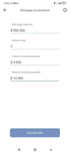 Mortgage Calculator Screen 2