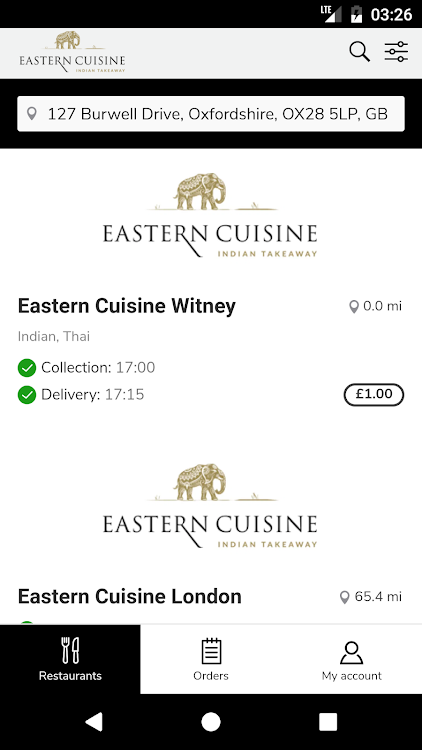 Eastern Cuisine Takeaway - 1.01.01 - (Android)