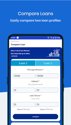 EMI Calculator Premium Screen 3