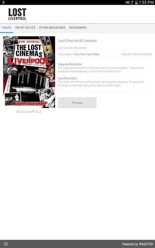 Android application Lost Cinemas of Liverpool screenshort