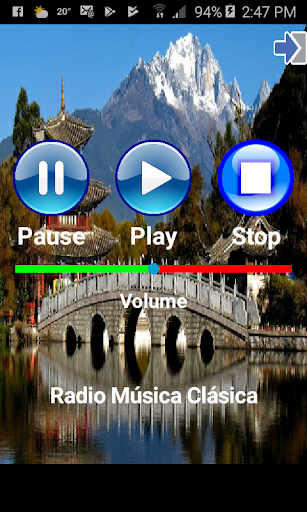 Android application LT Música Clásica Radio Estaci screenshort