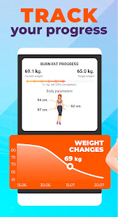 Burn fat workout in 30 days. HIIT training at home