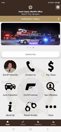 Android application Scott County Sheriff (KY) screenshort