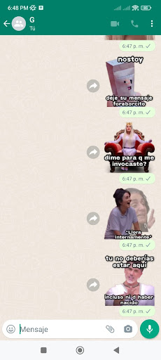 Stickers casa de los famosos Screen 2