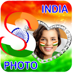 Cover Image of 下载 Indian Flag Text Photo Frame 1.1.2 APK