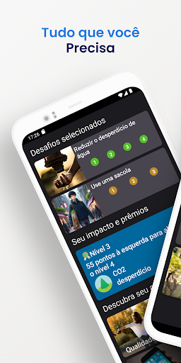 Visualização do aplicativo