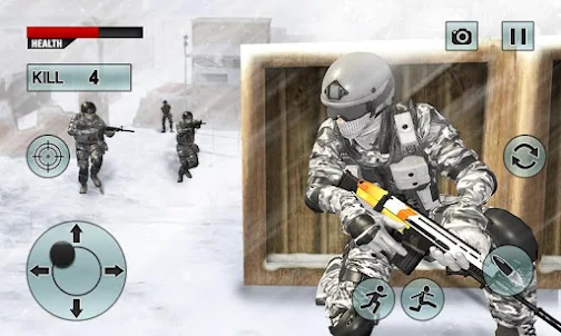 Snow Commando Shooting Games