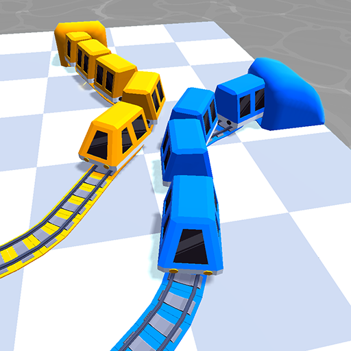 Trains Puzzle 3D logo