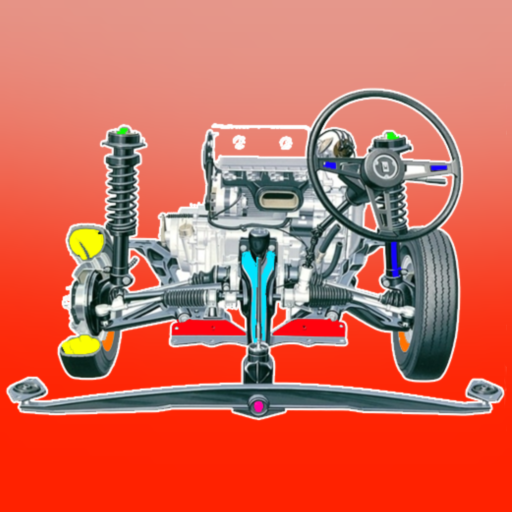 Auto parts. Guide logo
