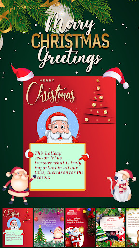 Christmas Greeting Card Wishes Screen 2