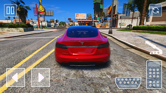 Electric Tesla S: Driving Game