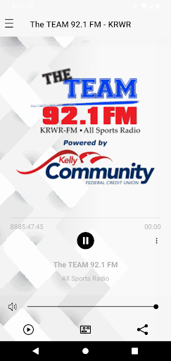 The Team FM Sports Radio Screen 2
