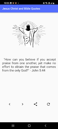 Android application Jesus Christ and Bible Quotes screenshort