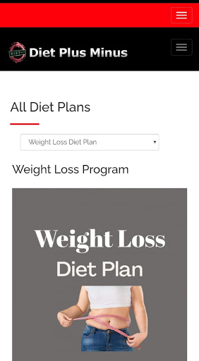 Android application Diet Plus Minus screenshort