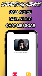 Wednesday Addams - video call