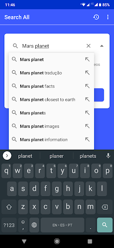 SEARCH ALL Screen 2