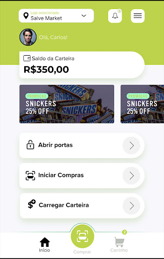 Salve Market Screen 3