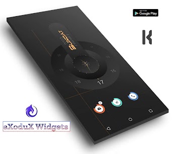 KWGT v9.5 के लिए eXoduX विजेट्स इंपीरियल [भुगतान] 4