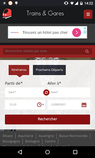 Aperçu de l'application