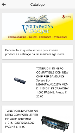 Voltapagina Ecojet Screen 2
