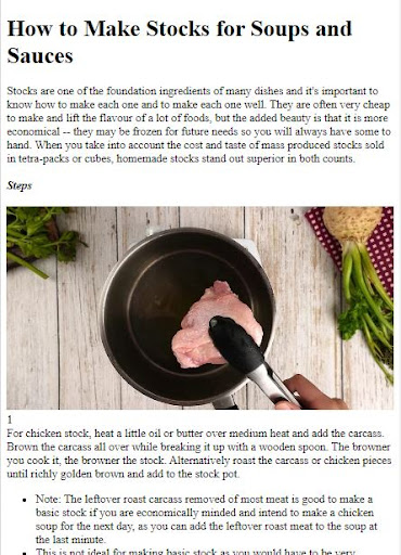 How to Make Soups & Stews Screen 3