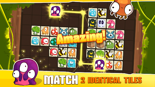 Monster Duo: onet board puzzle