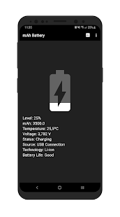 mAh Battery Pro-skjermbilde