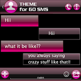 THEME FOR GO SMS AERO PINK icon