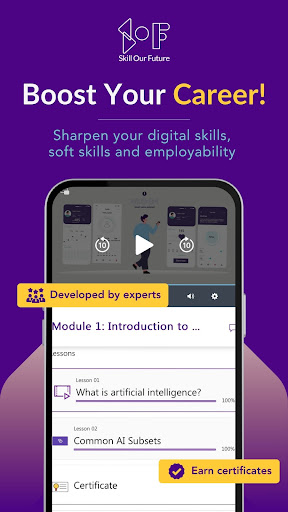 Android application Skill Our Future screenshort