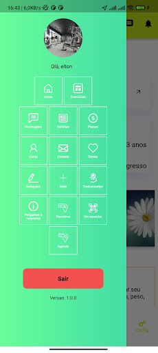 Android application XTeam Fit screenshort