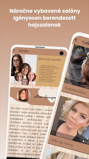 Android application STYLE-SALON screenshort