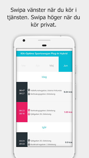 Android application Unifleet screenshort