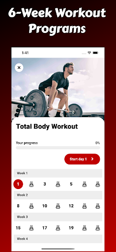 Barbell Workout Plan Screen 3