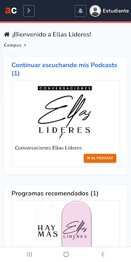 Ellas Lideres Screen 3