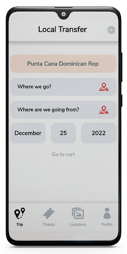 Android application Local Shuttle screenshort