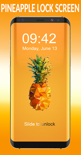 Android application Pineapple Pattern Lock Screen screenshort