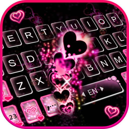 Sparkling Love Keyboard Theme  Icon