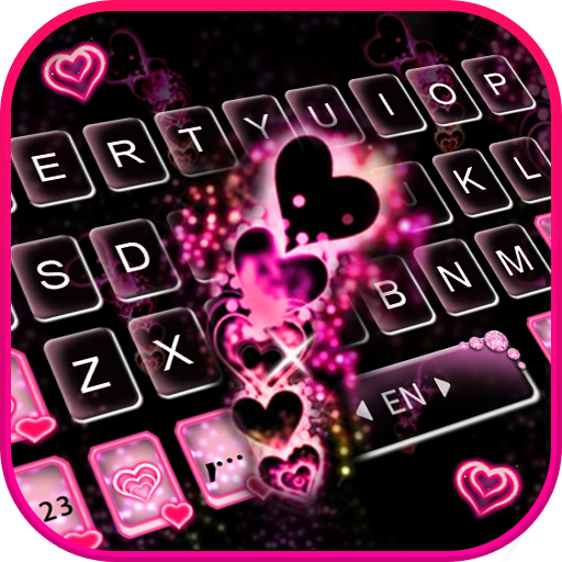 Sparkling Love Keyboard Theme logo