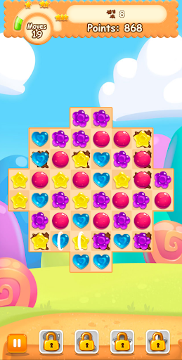 Android application Candy Rain screenshort