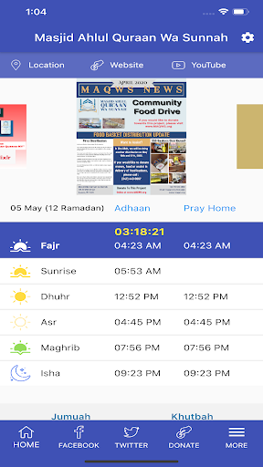 MAQWS Screen 2
