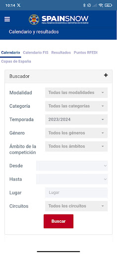 Android application RFEDH screenshort