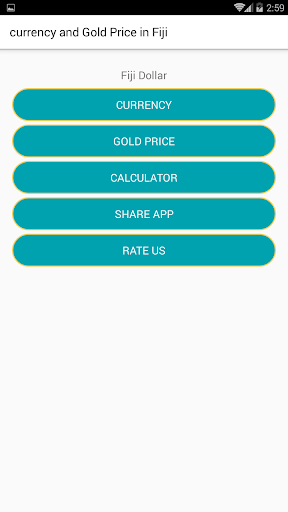 Android application currency & Gold Price in Fiji screenshort