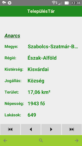 TelepülésTár Screen 3