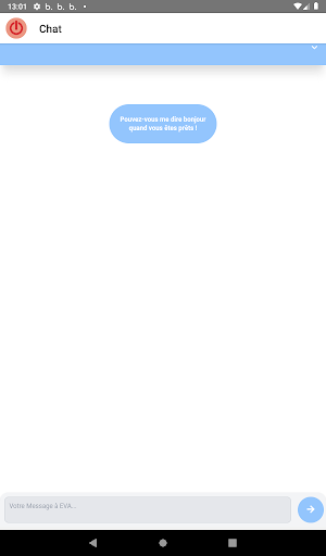 Android application bepatient.chatbot screenshort