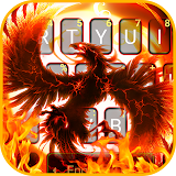 Flaming Fire Phoenix Keyboard Theme icon