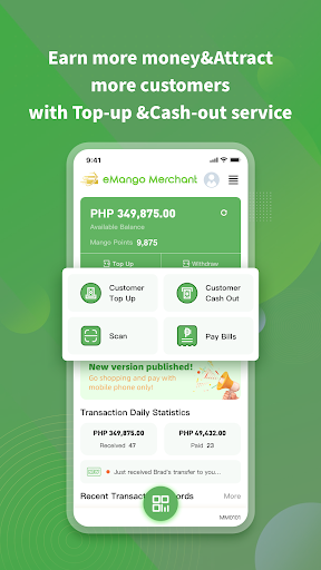 eMango Merchant Screen 3