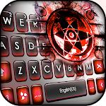 Cover Image of Download Smokey Red Sharingan Keyboard  APK