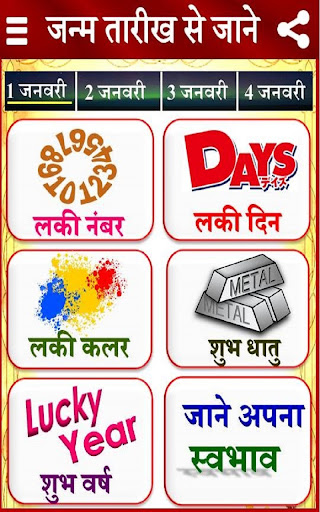 जन्मतिथि भविष्य Horoscope 2024 Screen 2