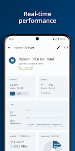Monitee - Home server monitor Tangkapan layar